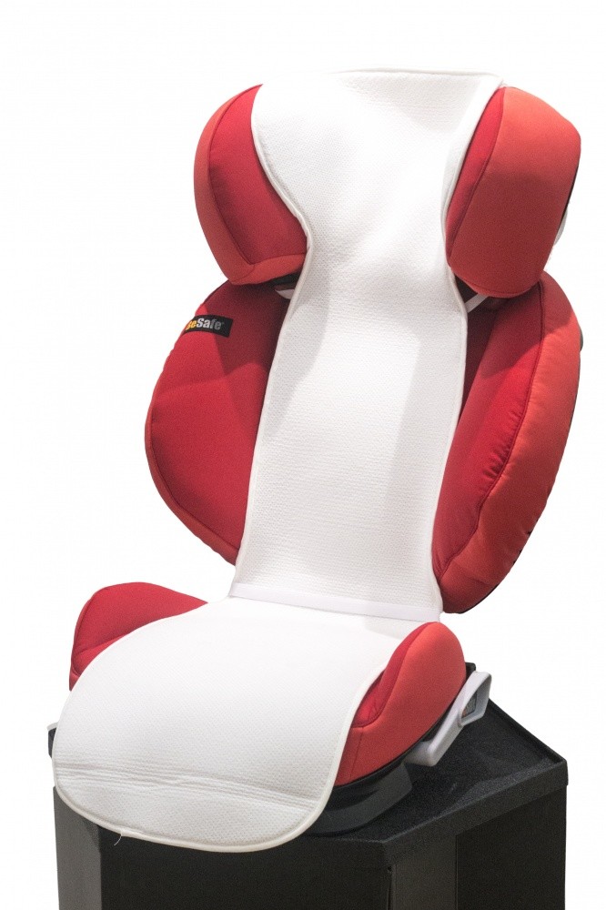 Kuli-Muli Kuli-Muli Wkładka antypotowa, chłodząca BIAŁA do fotelika samochodowego 15-36kg grupa 2/3 44367
