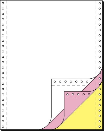 Sigel 33243 papier w zwoju 12 cali x wys. 240 MM (A4), 60/53/57 G, 3-krotne zestawów 600 33243