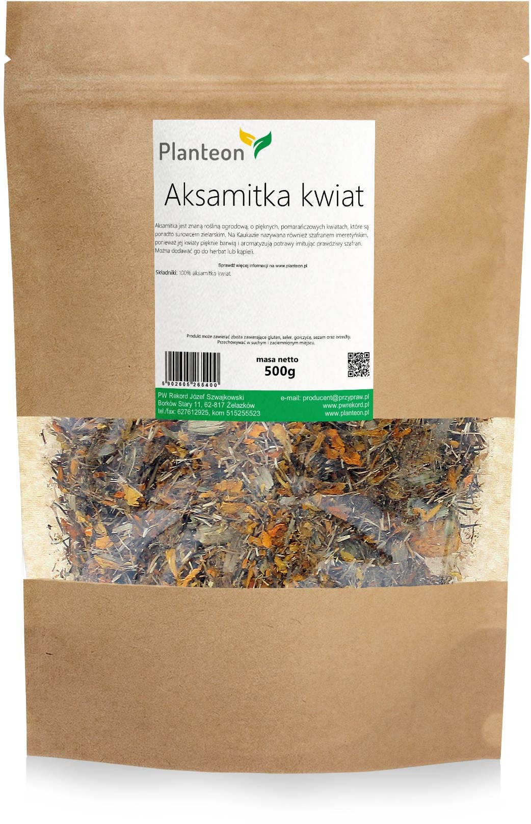 Planteon Aksamitka kwiat 500g