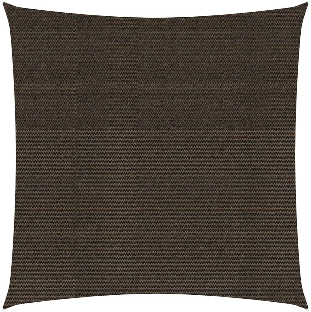 vidaXL Żagiel przeciwsłoneczny, 160 g/m, brązowy, 7x7 m, HDPE 311775
