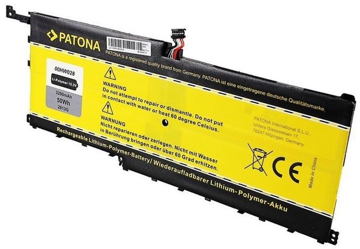 Lenovo Immax PATONA - Bateria ThinkPad X1 3290mAh Li-Pol 15,2V