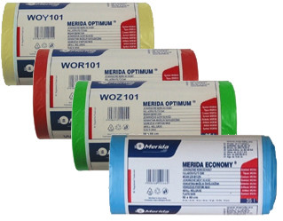 Merida Worki Na Śmieci Czerwone 35 Litrów 50 Sztuk