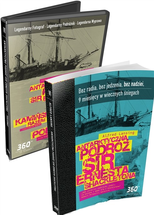 Antarktyczna podróż sir Ernesta Shackletona książka+DVD) George Butler