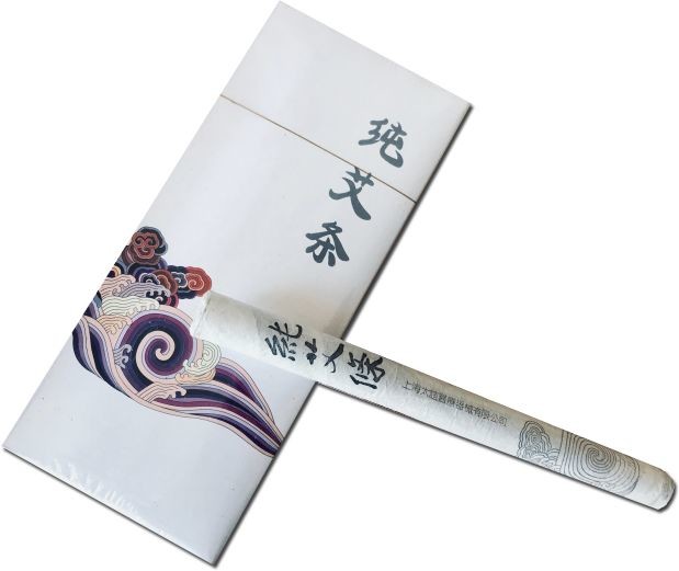 Moksa w formie cygar - zestaw do termopunktury - naturalna moksa dymna - 10 sztuk (TAIYI TCM M-3C) 9854126985