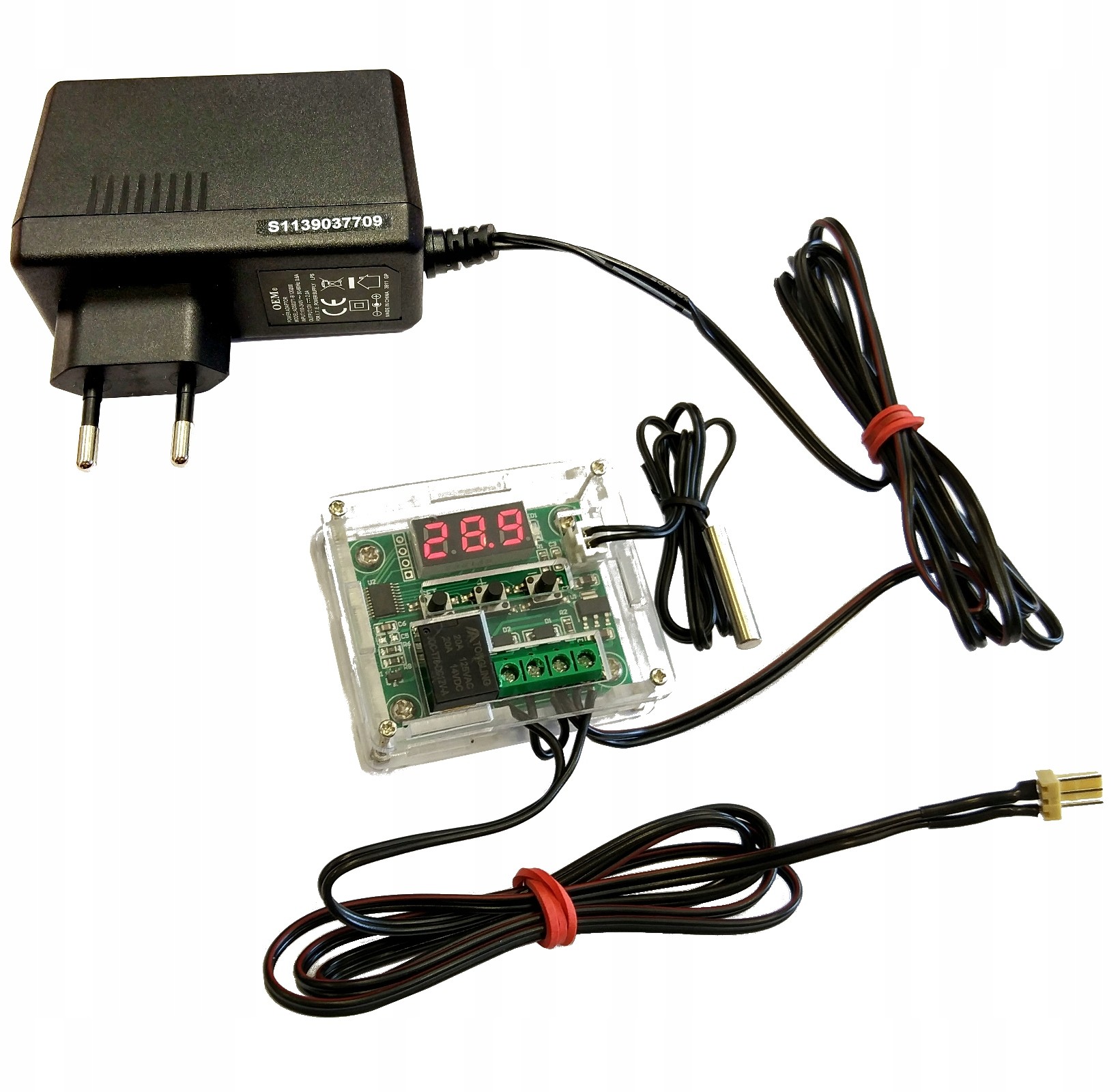 Zasilacz do wentylatorów 12V sterowany termostatem