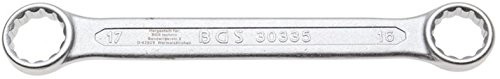 BGS podwójny klucz oczkowy, ekstra płaski, 16 X 17 MM, 1 sztuki, 30335