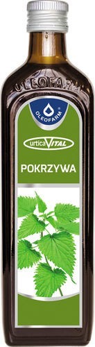 Oleofarm Sok z pokrzywy 490ml urticaVital -