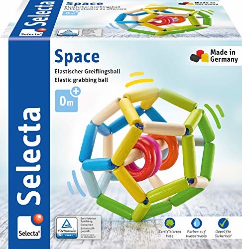 Selecta 61008 Space, piłka chwytająca, 11 cm