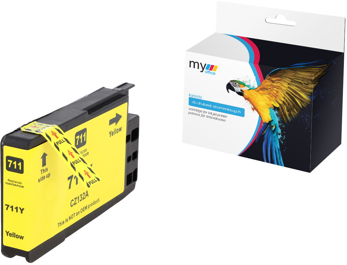 My Office Zamiennik tuszu HP 711 Y CZ132A)