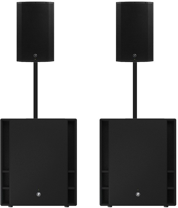 Mackie 2x THUMP 15 A + 2x Thump 18s - zestaw nagłośnieniowy