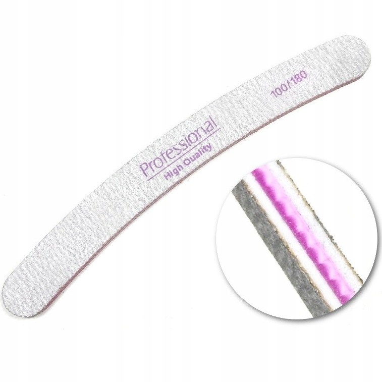 Pilnik Banan Do Paznokci Profesjonalny 100/180