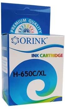 ORINK Zgodny Tusz HP 650 XL do HP DeskJet 1015 2510 2515 3510 3515 3545 4515 4518 4640 4645 18ml Color CZ102AE-OR-0