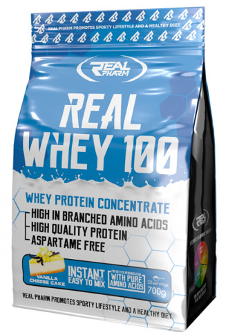 Real Pharm Sklep Real Whey 100 - 700g BIAŁKO