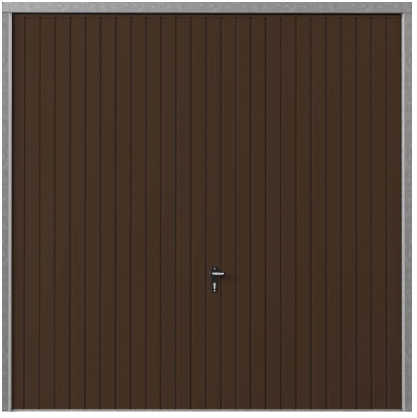 Wiśniowski Brama garażowa uchylna 2375 x 2000 mm brązowa