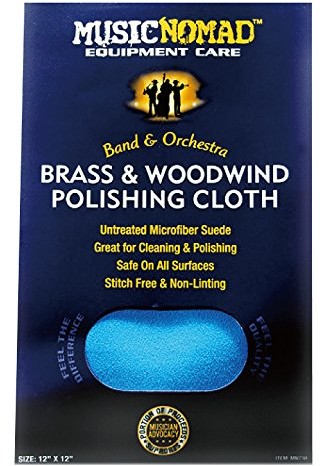 MusicNomad mn730 ściereczka z mikrofibry mosiądzu i Wood MN730