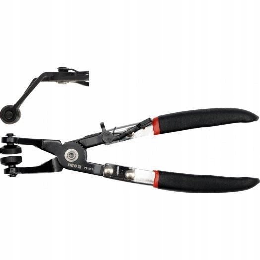 Szczypce Wygięte Do Opasek Rozprężnych YT-0651