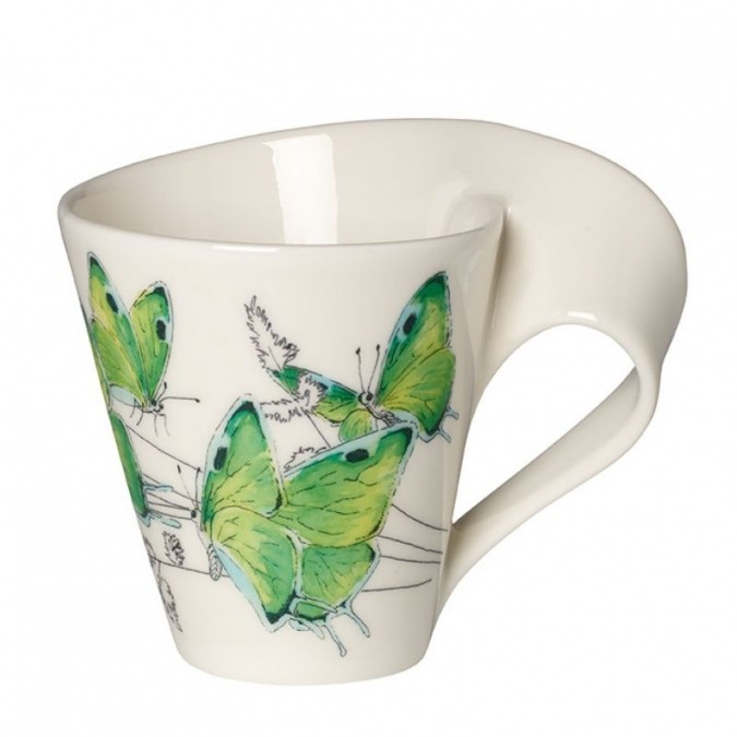 Villeroy & Boch New Wave Caffe Butterfly Deep green hairstreak Kubek pojemność: 0,3 l 10-4194-9100