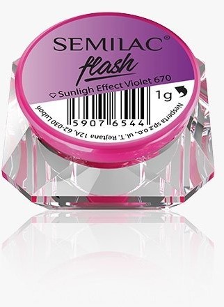 Semilac FLASH SUNLIGHT EFFECT VIOLET NR 670