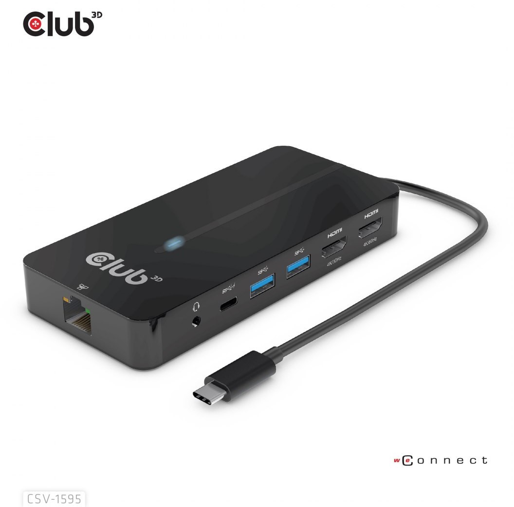 Club 3D CSV-1595 USB Gen1 Type-C 7-in-1 hub CSV-1595