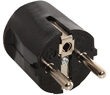 as - Schwabe AS  Schwabe wtyczka kątowa Wtyczka ze stykiem ochronnym, 230 V, czarny, 45042