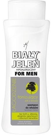 Biały Jeleń Biały Jeleń For Men hipoalergiczny szampon do włosów tonizujący z sokiem z brzozy 300ml 63093-uniw