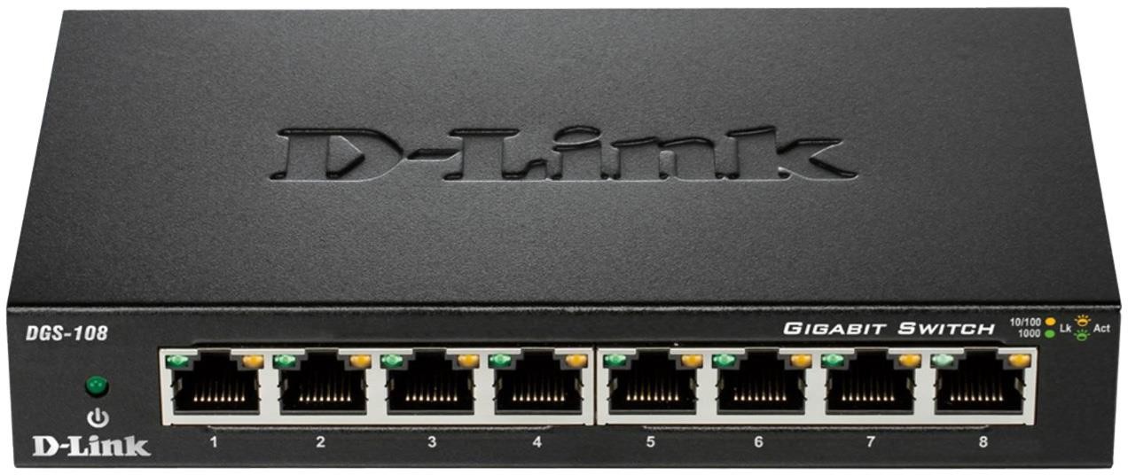 D-Link 8p DGS-108 8x10/100/1000Mbit DGS-108