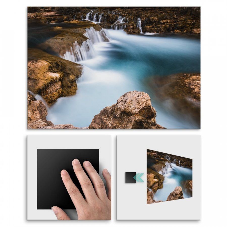Pix4home Plakat metalowy wodospady L POS-L-00701