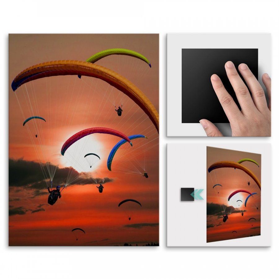 Pix4home Plakat metalowy ekipa skoczków spadochronowych M POS-M-01701