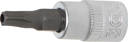 BGS wkładka bit 6,3 MM, 1/4 cala trzpieniowe T z otworem, T27, 2361 2361