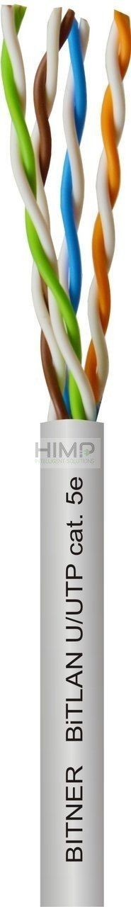 Bitner Kabel teleinformatyczny BiTLAN U/UTP cat. 5e 200MHz 4x2x0,5 TI0006 (305m) TI0006