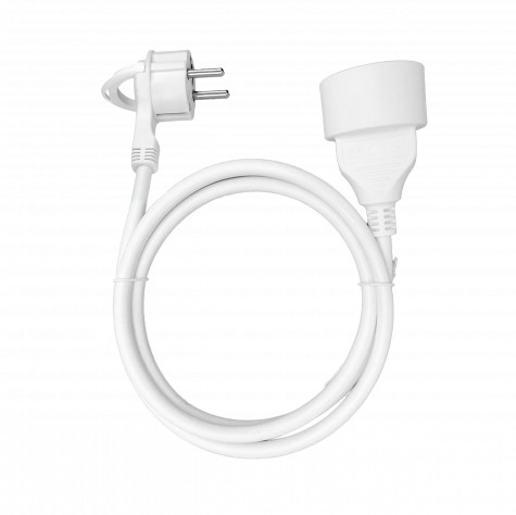 Orno Przedłużacz domowy jednogniazdowy, 1x2P+Z 1,5m,kabel PVC H05VV-F 3x1,5mm$33, 230VAC/16A OR-AE-13194/1,5M