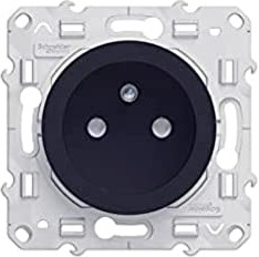 Schneider Electric Odace, gniazdo 2P+T Anth, śrubowe, szybkie połączenie, specjalna renowacja S540049
