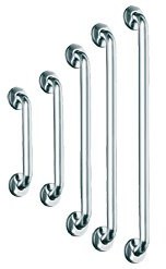 Mediclinics znakomicie uzupełni br0400cs  proste haczykami wykonana ze stali nierdzewnej, wersja uchwytu: 450 mm BR0400CS