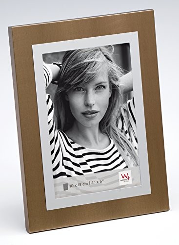 Walther Unique Luan aluminiowa ramka na zdjęcia, stal, 10 x 15 cm PY015D