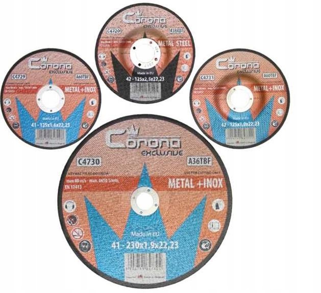 Tarcza Do Cięcia Szlifowania Metalu + Inox 230x1.9
