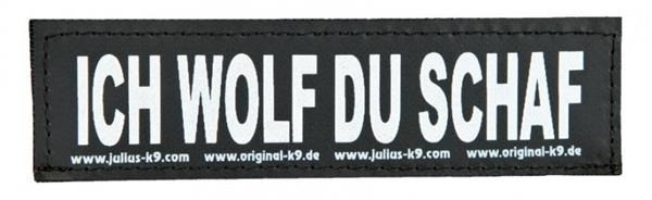 Trixie Naklejka na rzep 2 Julius-K9 S ICH WOLF DU SCHAF