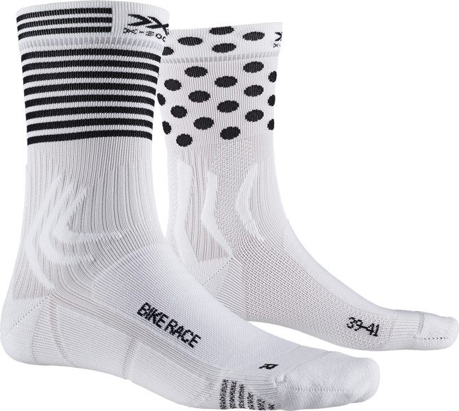 X-Socks XBIONIC Skarpetki rowerowe BIKE RACE białe