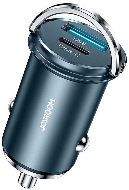 Joyroom Joyroom szybka ładowarka samochodowa USB Typ C / USB 20 W 5 A Power Delivery Quick Charge 3.0 AFC SCP szary (C-A45) C-A45