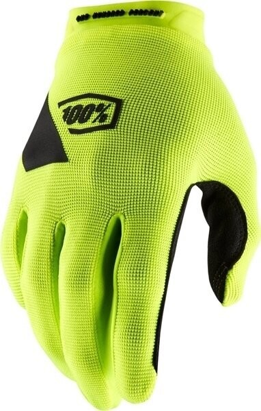 100% 100% RIDECAMP Gloves Fluo Yellow LG