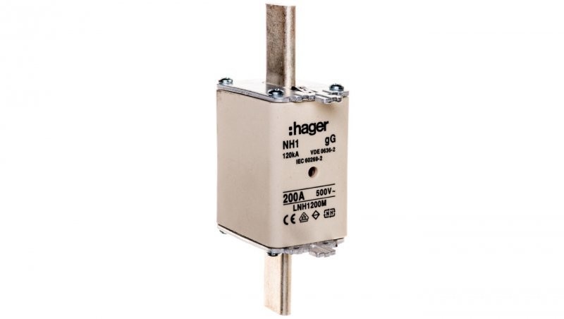 Hager polo Wkładka bezpiecznikowa NH1 200A 500V gG LNH1200M LNH1200M