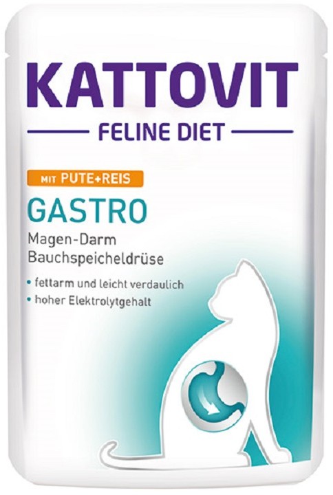 KATTOVIT Gastro indyk saszetka 12x85g
