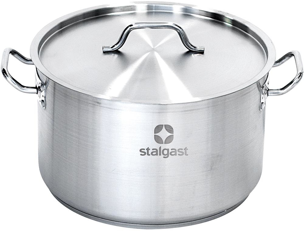Stalgast Garnek średni z pokrywą, 57,3 l | Standard Line 012455