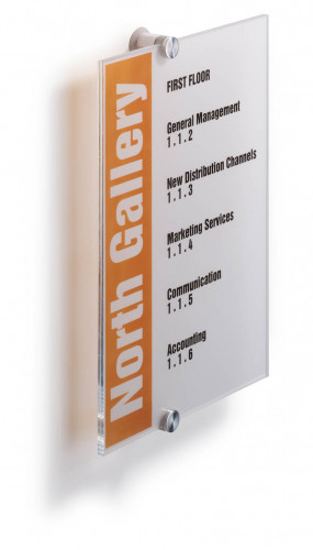 Durable Tabliczka informacyjna CRYSTAL SIGN 210x297 4825