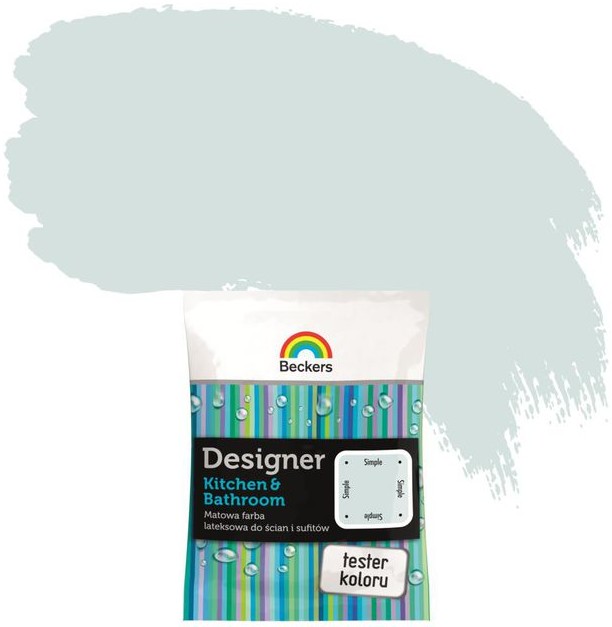 Beckers Tester farby DESIGNER KITCHEN & BATHROOM Simple