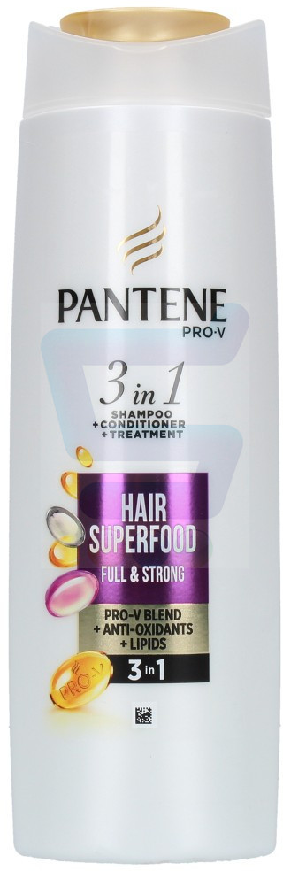 Pantene Pro-V 3w1 Szampon do włosów i odżywka Hair Superfood 400 ml