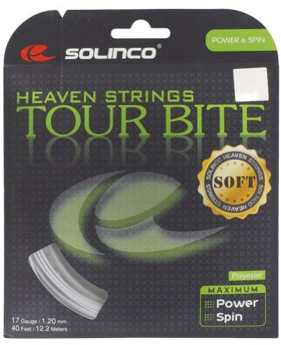 Zestaw częściowy Tour Bite Soft solinco struny srebrny 12.2 m 0555220121900006 S-TBS-17S-1,2 mm