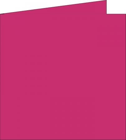 Clairefontaine 2126 °C pyłki Pack 25 kartek składanych 16 x 16 cm, malinowy 2126C