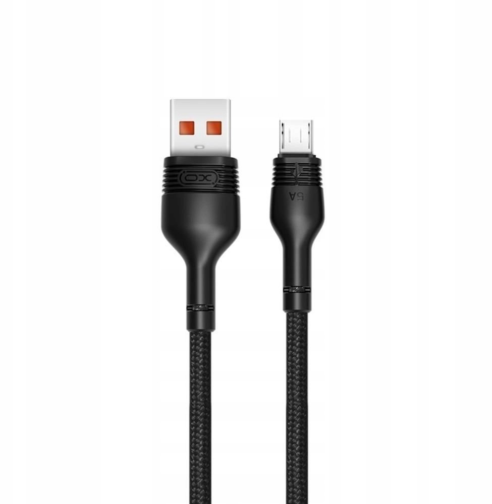 Xo Kabel NB55 micro czarny 5A 1m