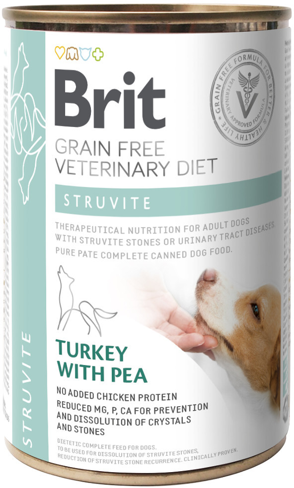 Brit VET Brit Veterinary Diet Struvite Turkey&Pea Mokra Karma dla psa op 400g