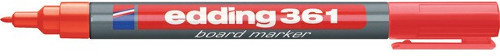 Edding Marker do tablic suchościeralnych 1mm 361 czerwony